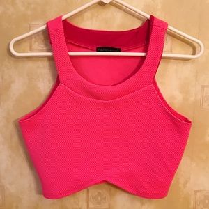 Hot Pink Crop Top